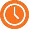 Clock icon representing office hours