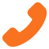 Phone handset icon for calling