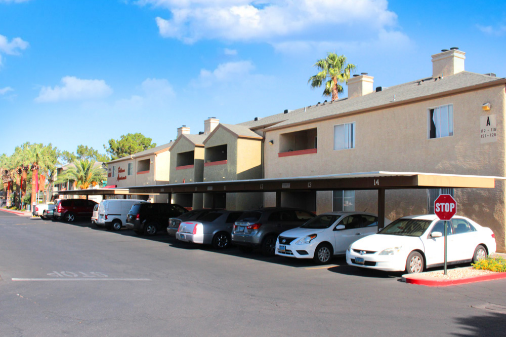 Exterior photo of Bellevue building Parking Area 2