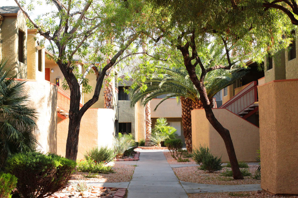 Exterior photo of Bellevue building Walkway 6